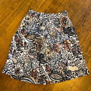 Flowy floral skirt, never worn